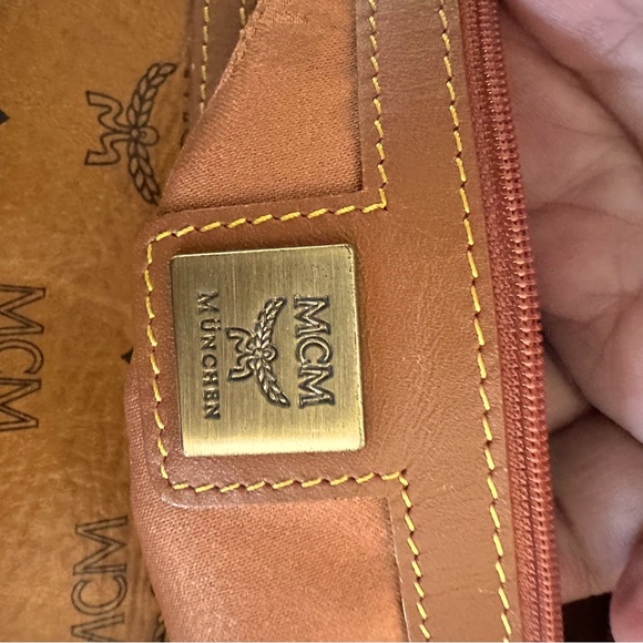 EUC MCM Cognac Alma/Doctors/ Boston Bag LEATHER… - Picture 12 of 14